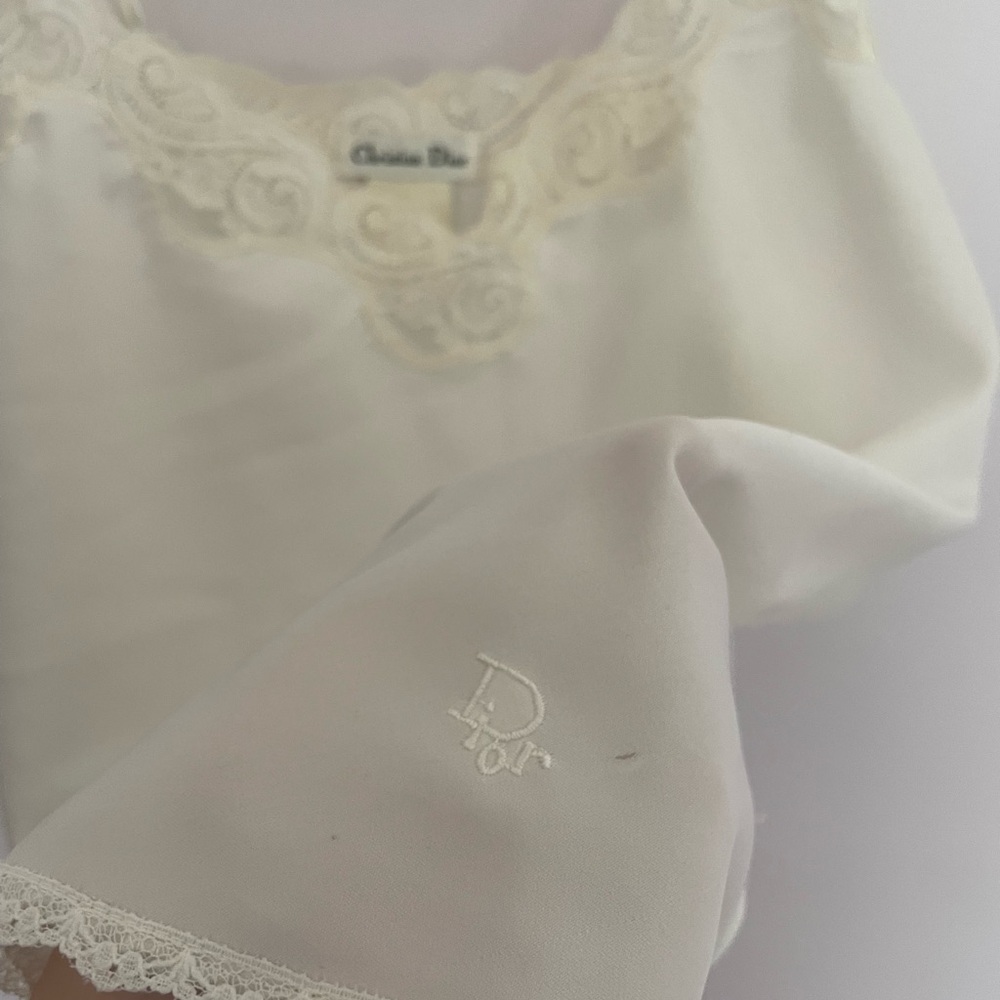 Dior lace tank top